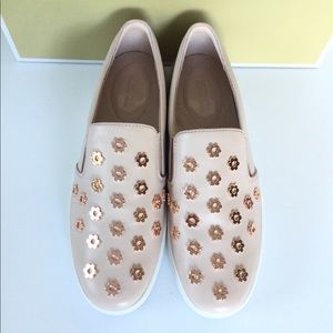 Michael Kors Light Pink Leather Keaton Slip-on